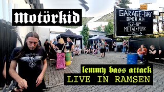 MOTÖRKID  LEMMY BASS ATTACK 2023  FULL CONCERT  GARAGEDAY RAMSEN  MOTÖRHEAD COVER [upl. by Ephram]