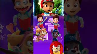 Paw Patrol Scary Ryder vs Vlad and Niki vs Spiderman x Coffin Dance Tiles Hop coffindance tileshop [upl. by Murry]