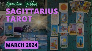 SAGITTARIUS TAROT quotITS TIME FOR ACTIONquot MARCH 2024 [upl. by Anirok]