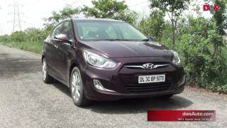 Hyundai Verna petrol 1 6 SX O road test video review [upl. by Ilenay]