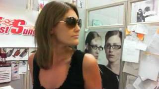 Prada sunglasses PR18MS Video [upl. by Ettenaej627]