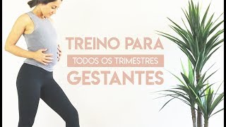 TREINO PARA GESTANTES  Todos os Trimestres [upl. by Inat68]