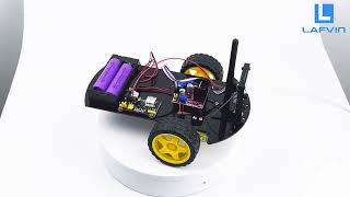 LAFVIN 2WD Smart Robot Car Kit with Wifi ESP32 Camera Starter Kit for Arduino Programming STEM [upl. by Halik]