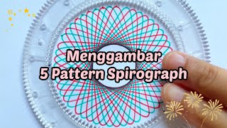 5 Pattern Spirograph  Mainan Edukasi [upl. by Dola]