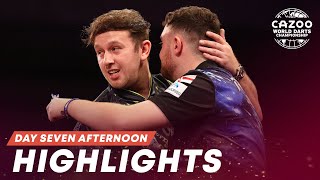 FIRST ROUND COMPLETE  Day Seven Afternoon Highlights  202223 Cazoo World Darts Championship [upl. by Merrie637]