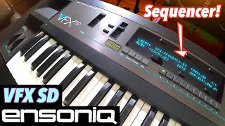 Ensoniq VFX SD Synthesizer Workstation [upl. by Ayerdna740]