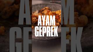 Fried Chicken Indonesian style Ayam Geprek [upl. by Notliw577]