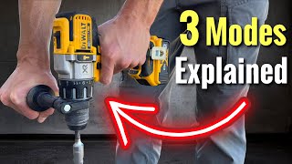 Drills into Wood Metal and Concrete  DeWalt Hammer Drill [upl. by Azriel]