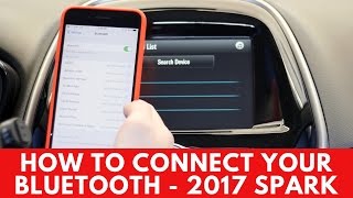 2017 Chevrolet Spark How to Connect Bluetooth [upl. by Araj46]