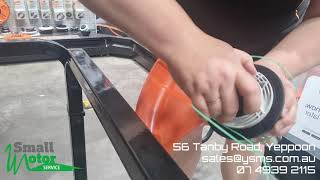 How to load a Stihl Autocut C62 trimmerhead [upl. by Ordisy989]