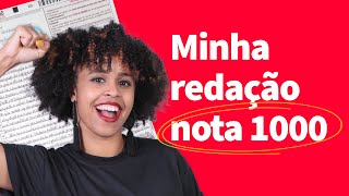 Analisando a minha redação nota 1000  ProEnem [upl. by Arjan]