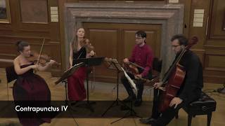 Diderot String Quartet Bach Art of the Fugue Excerpts [upl. by Hulen]