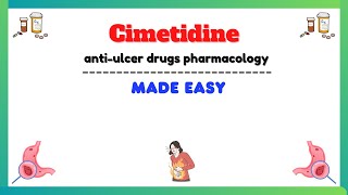 Cimetidine pharmacology H2 receptor blockers pharmacology pharmacology made easy [upl. by Caldwell]