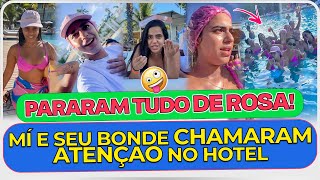 MI PAROU TUDO NO HOTEL E CHAMOU ATENÇÃO COM SUA DESPEDIDA DO BUCHO MIRELLA SANTOS 🤣🤭 [upl. by Anayi]