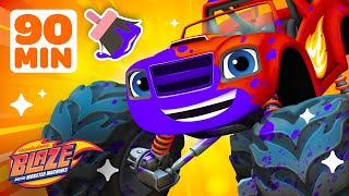 Super Blaze Rescues Babies 👶  1 Hour Compilation  Blaze and the Monster Machines [upl. by Lynna531]