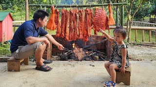 Go To The Market To Buy Pork Smoked Pork Making Bring It To The Market Sell the market sell [upl. by Septima]