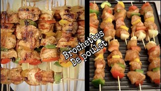 Brochettes de poulet  idée de plats de fête pour le 2 janvier [upl. by Ryann]