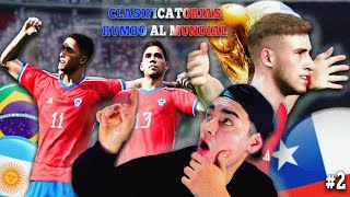 PARTE 2 CLASIFICATORIAS CHILE RUMBO AL MUNDIAL DREAM PATCH 42 PC SELECCION CHILENA qatar2022 [upl. by Adia]