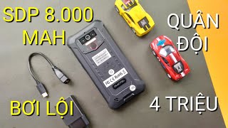 Đánh giá có tâm OUKITEL WP5 PRO PIN SẠC DP 8000 MAH IP69K ĐỘ BỀN QUÂN ĐỘI MỸ [upl. by Matthieu]