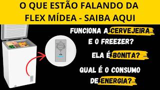 REVIEW COSUMIDORES DO FREEZER E CERVEJEIRA MAIS BARATO DO MERCADO MÍDEA FLEX VALE A PENA [upl. by Grosmark]