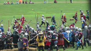 Pennsic XLVII  Armored Bridge Battle 5 [upl. by Anolla]