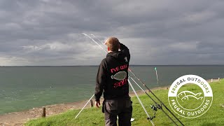 Caught my first Thornback Ray and it was big catching Black Bream Baits Fishing uk Isle of Wight [upl. by Pradeep]