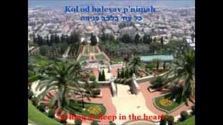 HATIKVAH with English amp Hebrew Lyrics plus Musical Notes [upl. by Fotina]