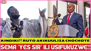 Hilarious Omosh one hour Reacts to Deputy Press Kindiki sai Ruto Akikuambia Kitu Sema YES SIR❗❗ [upl. by Lewls]