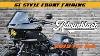 2019 Fat Bob With Advanblack ST Style Fairing [upl. by Edik]