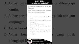 SNBT 2024  Penalaran Deduktif  Penarikan Kesimpulan snbt2024 penalaranumum [upl. by Ahsenaj583]