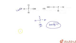 the correct structural formula of hypophosphorous acid is [upl. by Wayolle212]