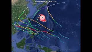 2024 Hypothetical Pacific Typhoon Season [upl. by Ronyar253]