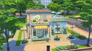 Sims 4  Childrens Cafe in Newcrest  No CC  Stop Motion Speed build [upl. by Lenox]