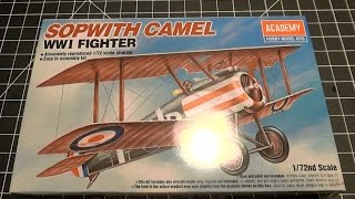 172 Sopwith Camel Academy Part 1  Unboxing and Review [upl. by Ordnagela]