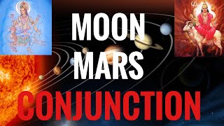 Moon Mars Conjunction Moon conjunct Mars Vedic Astrology [upl. by Sievert]