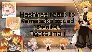 Hashiras react to Kamaboko squad 💐  Zenitsu Agatsuma   Part 26 [upl. by Kalina]