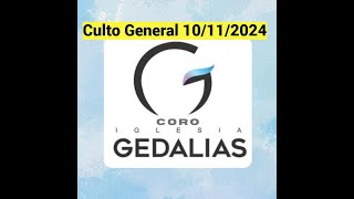 Culto General Gedalias Maipo 10112024 [upl. by Airlia]