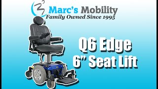 Pride Mobility Quantum Q6 Edge with 6quot Seat Lift  Review  4934 [upl. by Lotsirb]