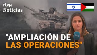 ISRAELGAZA Los TANQUES ISRAELÍES AVANZAN hacia el INTERIOR de la FRANJA  RTVE Noticias [upl. by Hannavahs589]