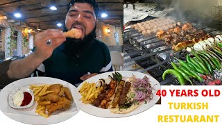 40 Years Old Turkish Restaurant  Trying Best BBQ Grill and Broasted  Saudi Arabia Abqaiq [upl. by Eirrak]