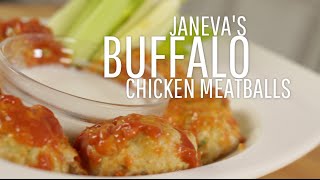 Buffalo Chicken Meatballs  Spice Up a HomeStyle Recipe [upl. by Prud134]