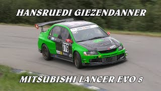 BERGRENNEN OBERHALLAU 2024  HANSRUEDI GIEZENDANNER  MITSUBISHI LANCER EVO 8  VIDEO BELLUNOVIDEO [upl. by Lichter]