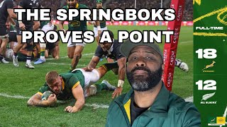 Springboks tried a different style vs All Blacks [upl. by Suez]