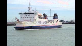 Les bateaux blancs de Seafrance [upl. by Gibby]