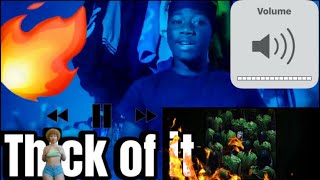 NLE CARRIED KSI  Thick Of It Remix feat Trippie Redd amp NLE Choppa Reaction [upl. by Zaob]