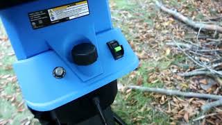 Landworks 15Amp Wood Chipper Shredder 157 inch Max Quiet amp Lightweight [upl. by Aw]