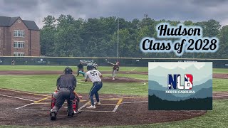 4 Hudson  Next Level Baseball NC Class of 2028  Highlights Summer 2024 [upl. by Tamar]