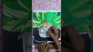 Bruly drawing in four styles part 4 manga likeandsubscribe ssj animedrawing drawing goku ssj [upl. by Droflim353]