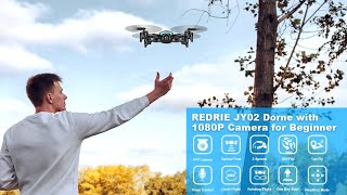 REDRIE Drone with Camera  Foldable Mini Drone for Kids Adults with 1080P FPV Camera Upgrade [upl. by Deehahs704]