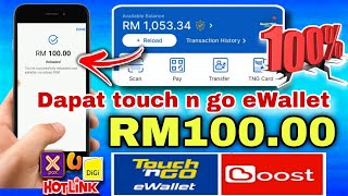 CARA CLAIM KREDIT ETUNAI RM100 TOUCH N GO EWALLET 2023 [upl. by Lunsford952]